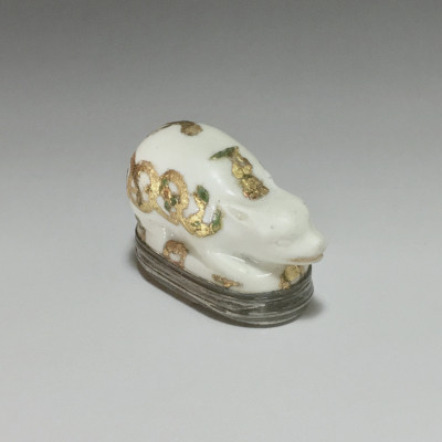 Saint Cloud - Boîte figurant un lièvre - XVIIIe siècle