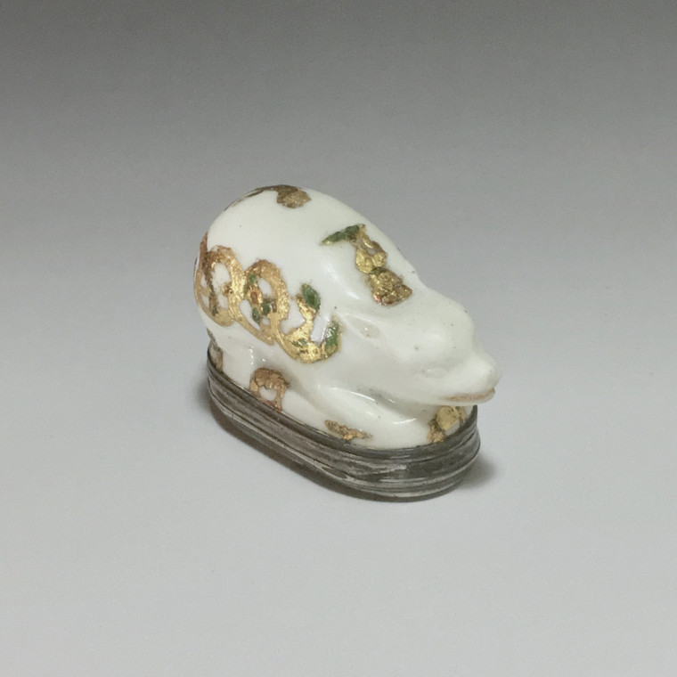 Saint Cloud - Boîte figurant un lièvre - XVIIIe siècle