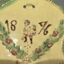 Savoie - Porte cuillères en terre vernissée - XIXe siècle