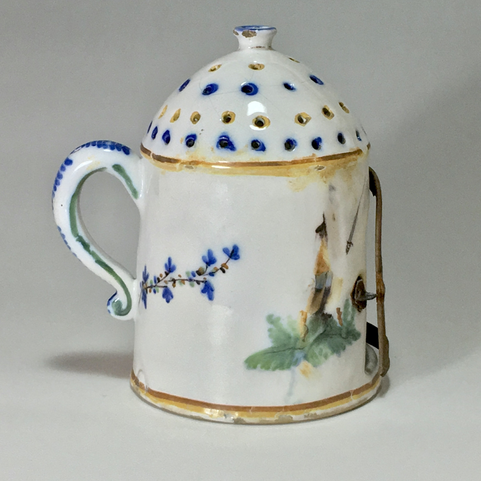 Roanne - Rare lanterne en faïence - XVIIIe siècle