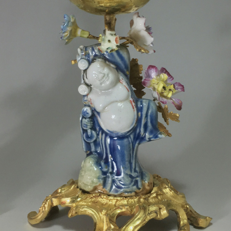 Paire de bougeoirs à main - XVIIIe - XIXe siècle