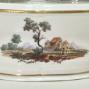 Frankenthal - Cruet set decorated with landscapes - 18th century
