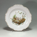 Marseille - assiette décor de paysage - XVIIIe siècle