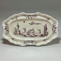 Lyon - Grand plat aux chinois - XVIIIe siècle