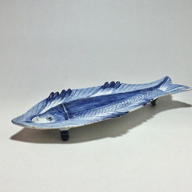 Delft ou Frise –  présentoir figurant un poisson - XVIIIe siècle