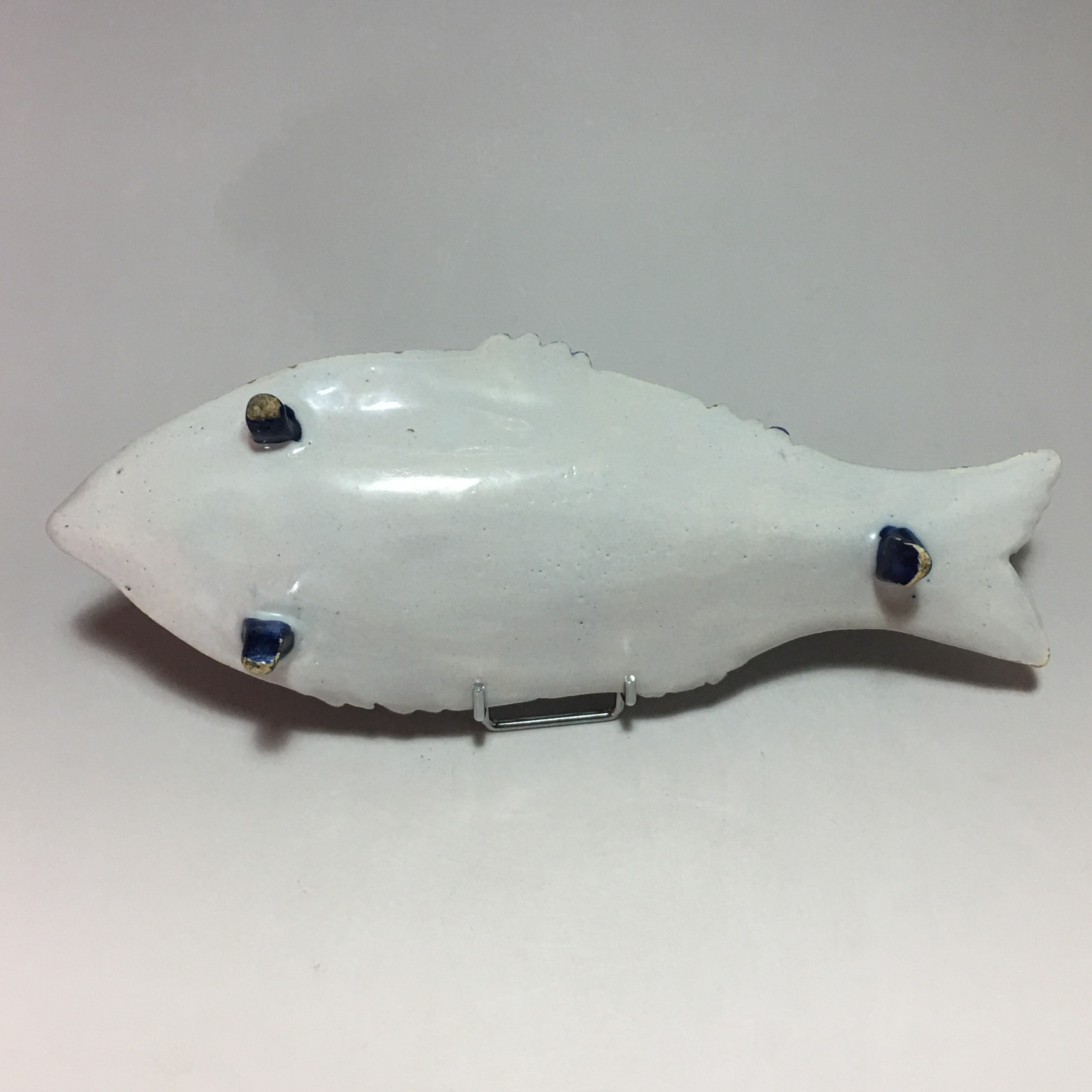 Delft ou Frise –  présentoir figurant un poisson - XVIIIe siècle