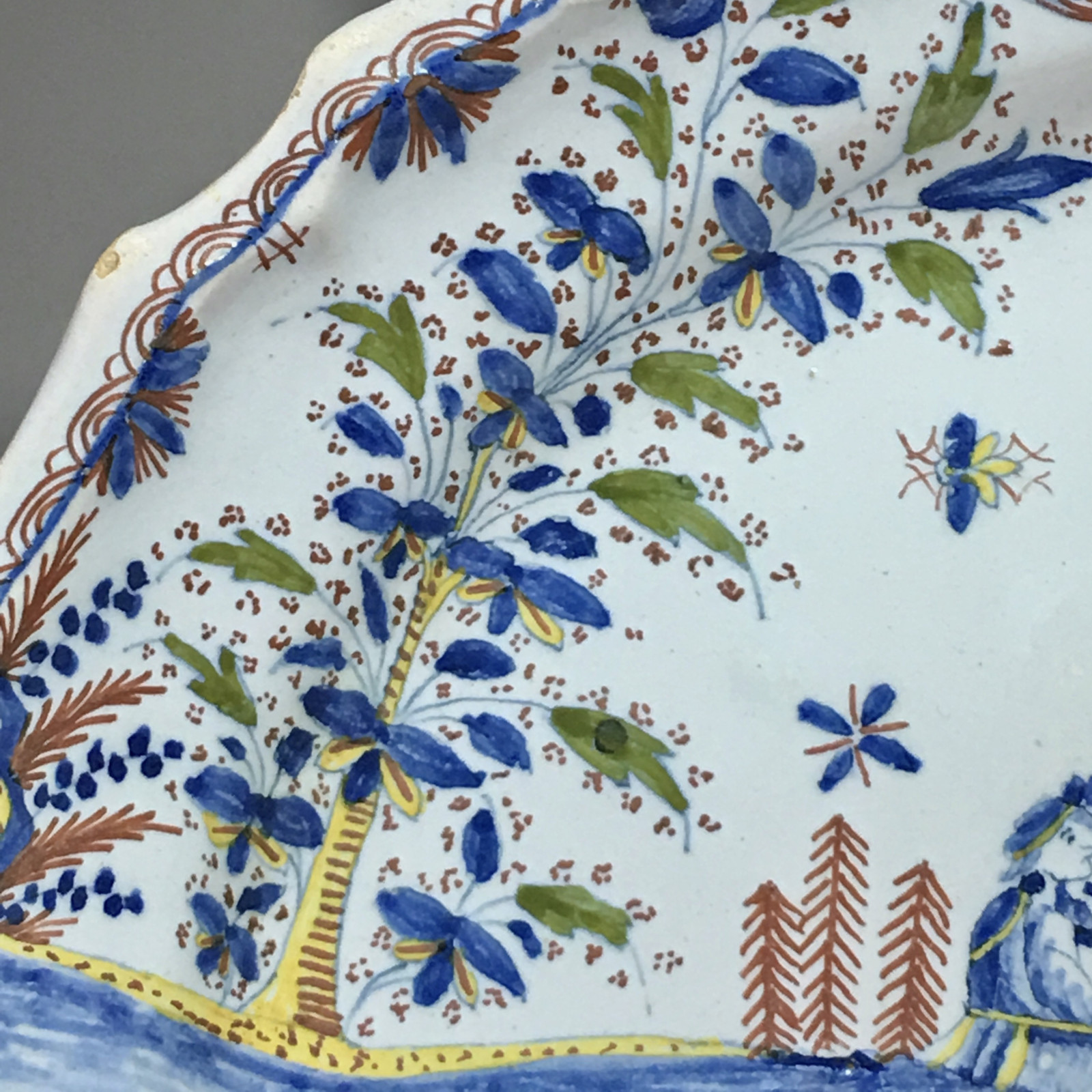 Moulins - Plat aux chinois - XVIIIe siècle