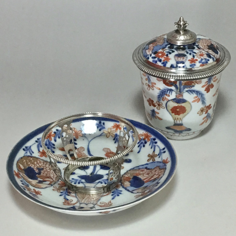 Chine - Gobelet couvert - Monture de la fin de l'époque Régence - Paris 1722-1726