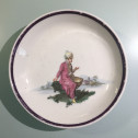 Trois tasses et soucoupes en porcelaine de Nove di Bassano – Vers 1790