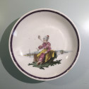Trois tasses et soucoupes en porcelaine de Nove di Bassano – Vers 1790