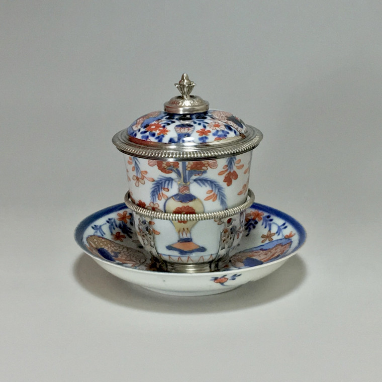 Chine - Gobelet couvert - Monture de la fin de l'époque Régence - Paris 1722-1726