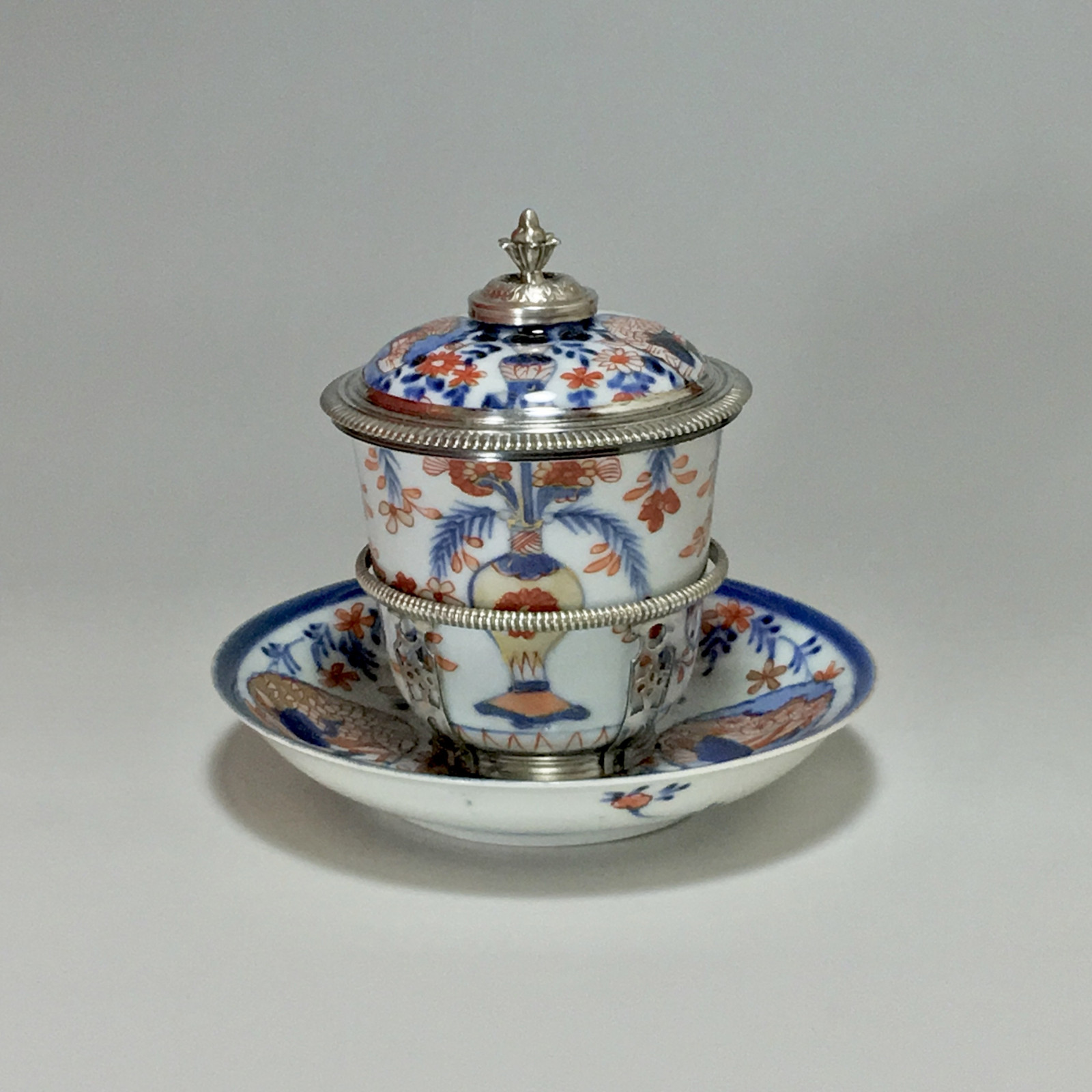 China - Covered Goblet - Silver Mounted - Paris 1722-1726