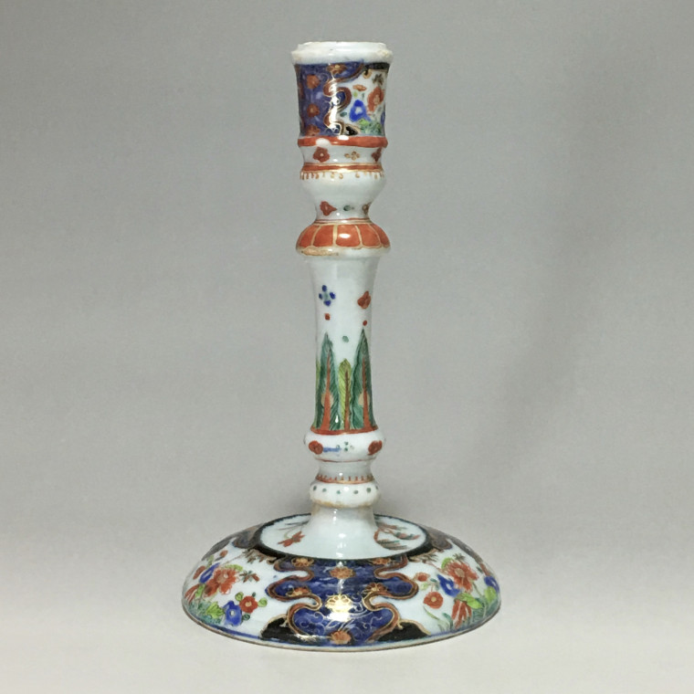 China - Companies of the Indies - Rare porcelain candlestick - eighteenth century
