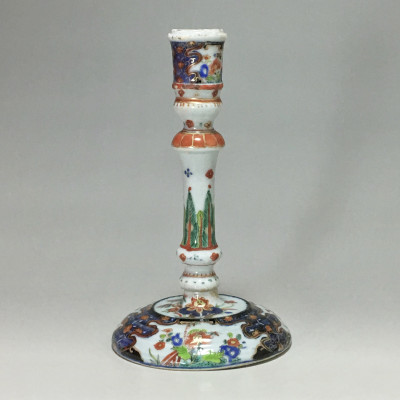 Chine - Compagnies des indes - Rare bougeoir en porcelaine - XVIIIe siècle