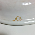 Moustiers - Small dish decorated with a hunting scene - Eighteenth century