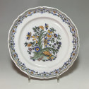 Moustiers - Rare assiette à la grenade - XVIIIe siècle