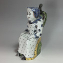 Pitcher says "Jacqueline" earthenware of Lille - eighteenth century