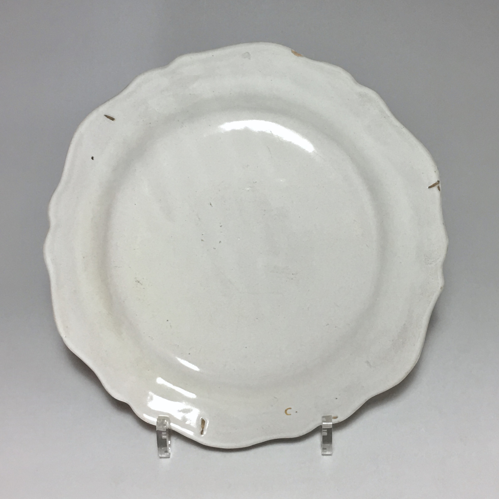 Marseille - Workshop Fauchier - decor armorial plate - eighteenth century