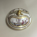Sèvres - Pot à sucre décor de scène portuaire - XVIIIe siècle