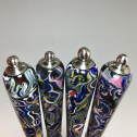 Quatre couteaux - Manches en verre "Millefiori" - Début du XVIIIe siècle