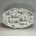 Milan - Grand plat aux chinois - XVIIIe Siècle