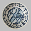 PParis - Rare jatte decorated with a profession depicting a miller on the Seine - Dated 1727 - SOLD