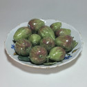 Assiette décorée de figues en trompe l'oeil – XVIIIe siècle