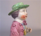 Mennecy - Paire de statuettes - XVIIIe Siècle
