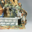 Fontaine figurant Bacchus en majolique d’Urbino, Atelier de Patanazzi vers 1580.