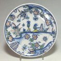 Marseille - Atelier de Leroy - assiette aux chinois - XVIIIe siècle