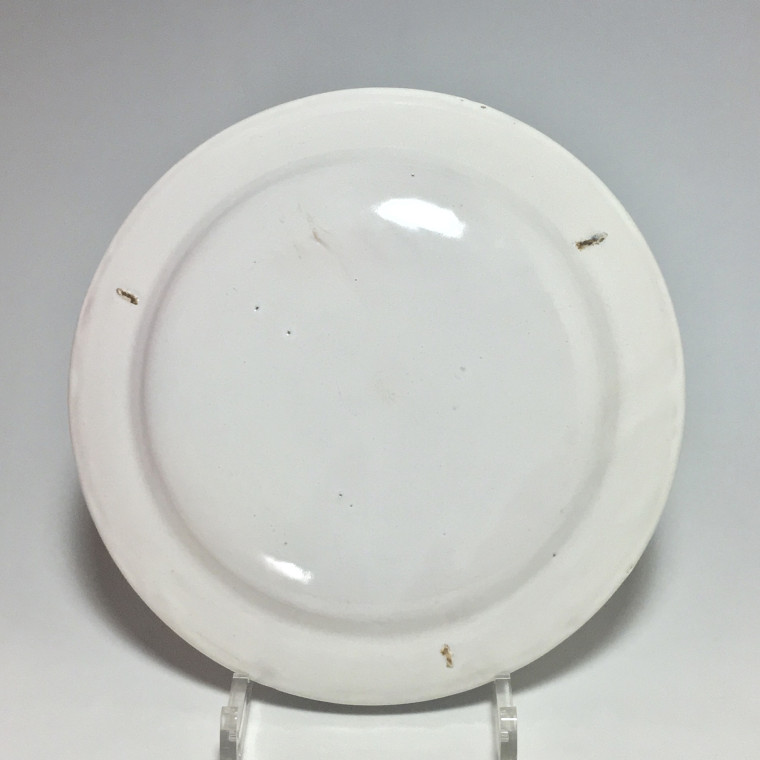 Marseille - Atelier de Leroy - assiette aux chinois - XVIIIe siècle