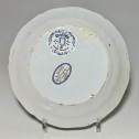 Nevers - Rare assiette décor dit "au tiers roulant" - XVIIIe siècle