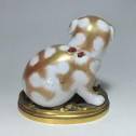 Petit chiot en porcelaine japonaise de Kutani - XIXe siècle