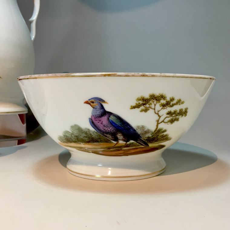 Paris - Service à thé et café à décor doiseaux - Époque empire