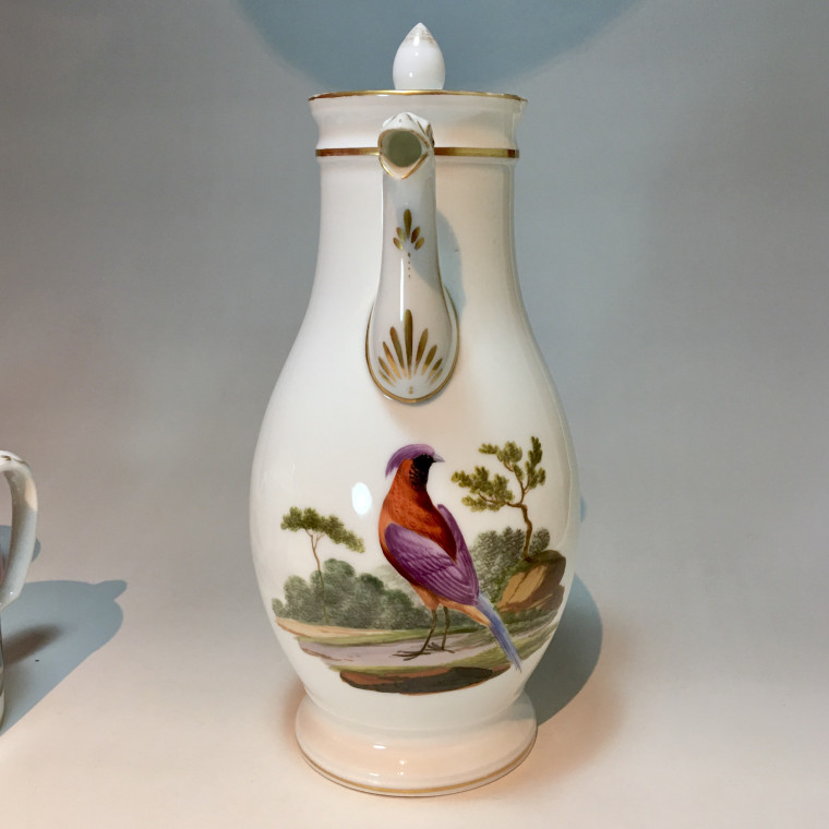 Paris - Service à thé et café à décor doiseaux - Époque empire