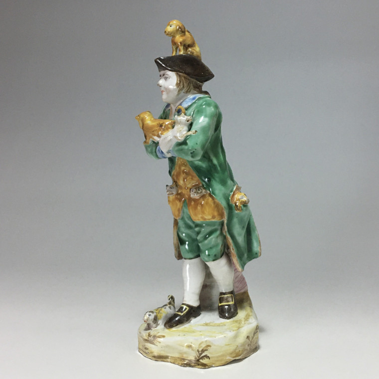 Sceaux - Rare statuette en faïence de Sceaux - XVIIIe siècle
