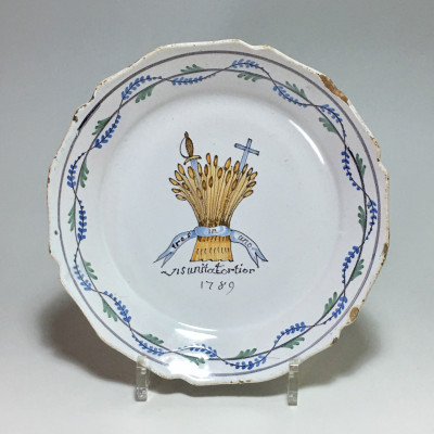 Nevers - Assiette Révolutionnaire - XVIIIe siècle