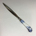 Paper cup in silver, porcelain handle of Saint-Cloud of the eighteenth century
