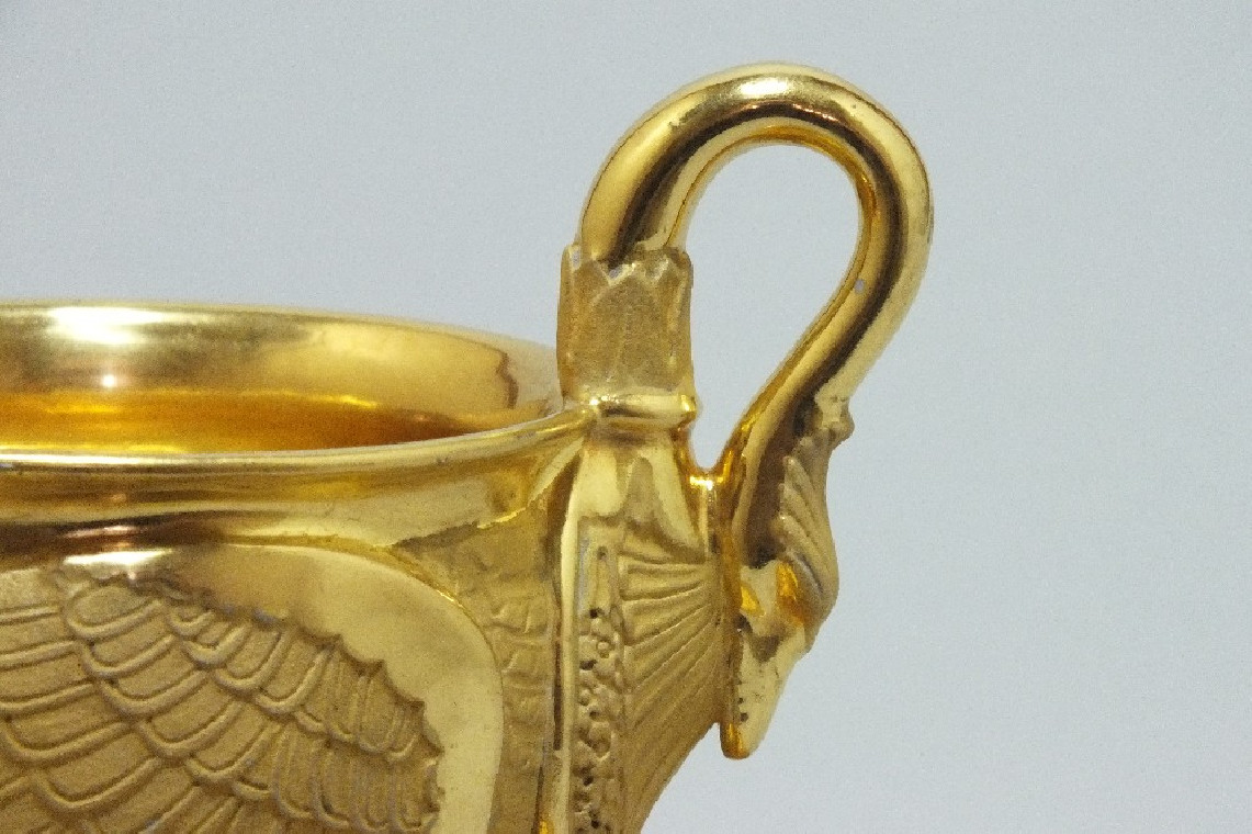 Paris - Tasse en forme de cygne - Époque Empire