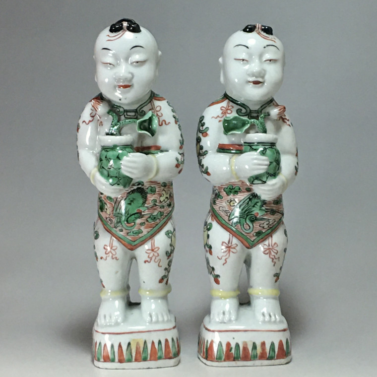 Chine - Paire de “Hoho“ - Époque Kangxi (1662 - 1722)