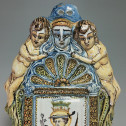 Deruta (Italie) – Grand bénitier d'applique – Début du XVIIe siècle.