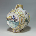 Nevers. Rare keg with patronymic decoration - Dated 1788