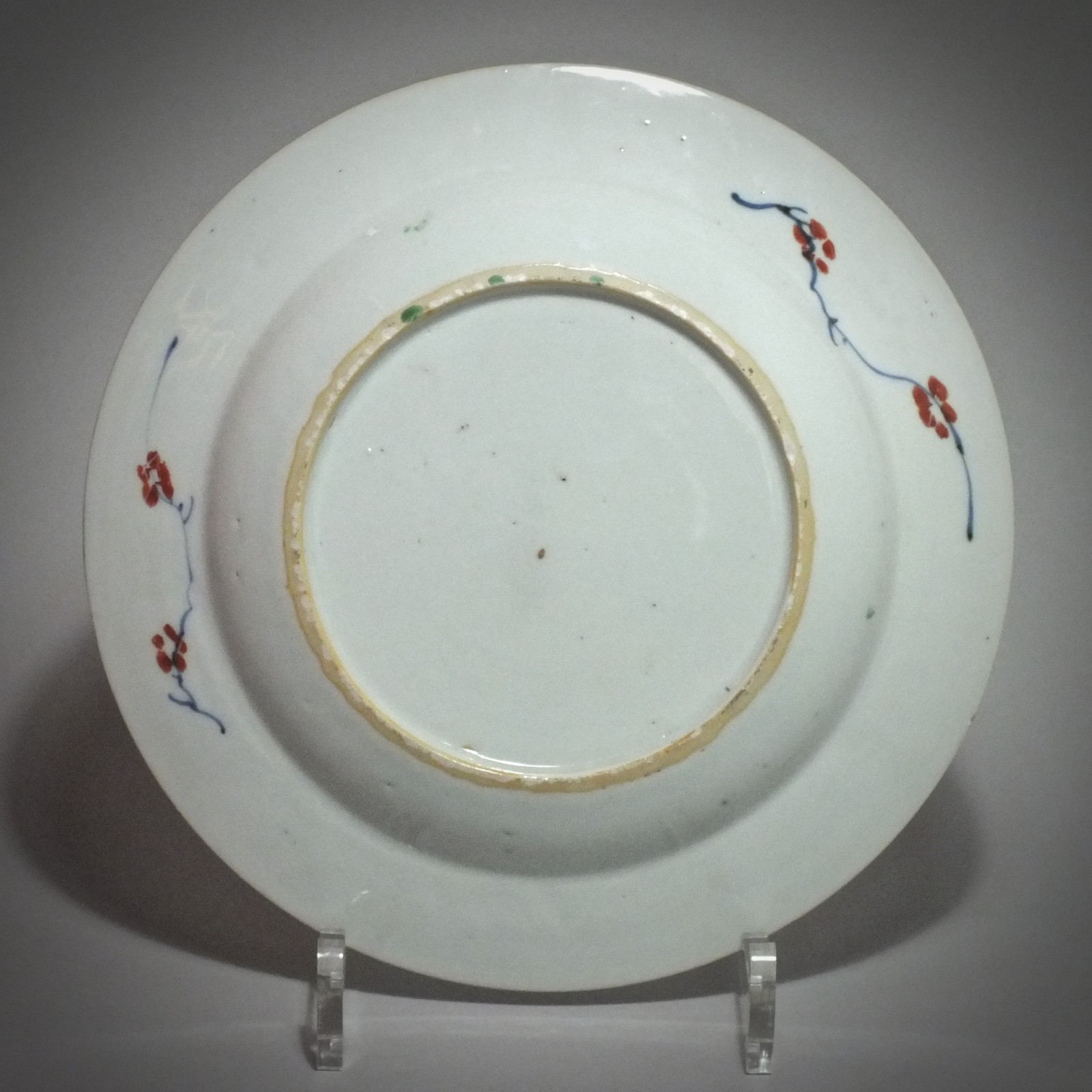 CHINE - Assiette aux émaux "Doucai" - Époque YONGZHENG (1723-1735)