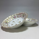 Bordeaux - Pair of Porcelain Jattes - Manufacture of Bordes Lands - Eighteenth Century