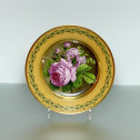 Paris – trois assiettes à décor botanique – Début du XIXe siècle