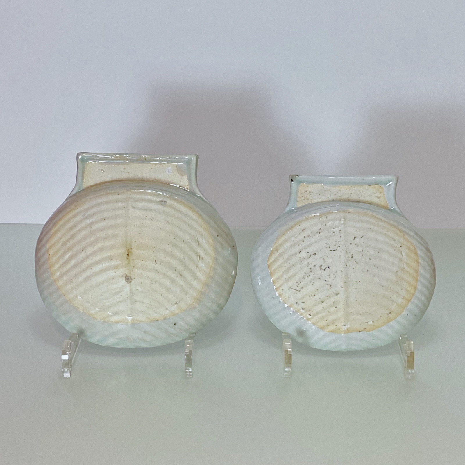 Chine - Deux coquilles à décor Imari - Époque Kangxi (1662-1722)