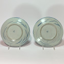 Savone – Paire de plats en camaïeu bleu – Vers 1700