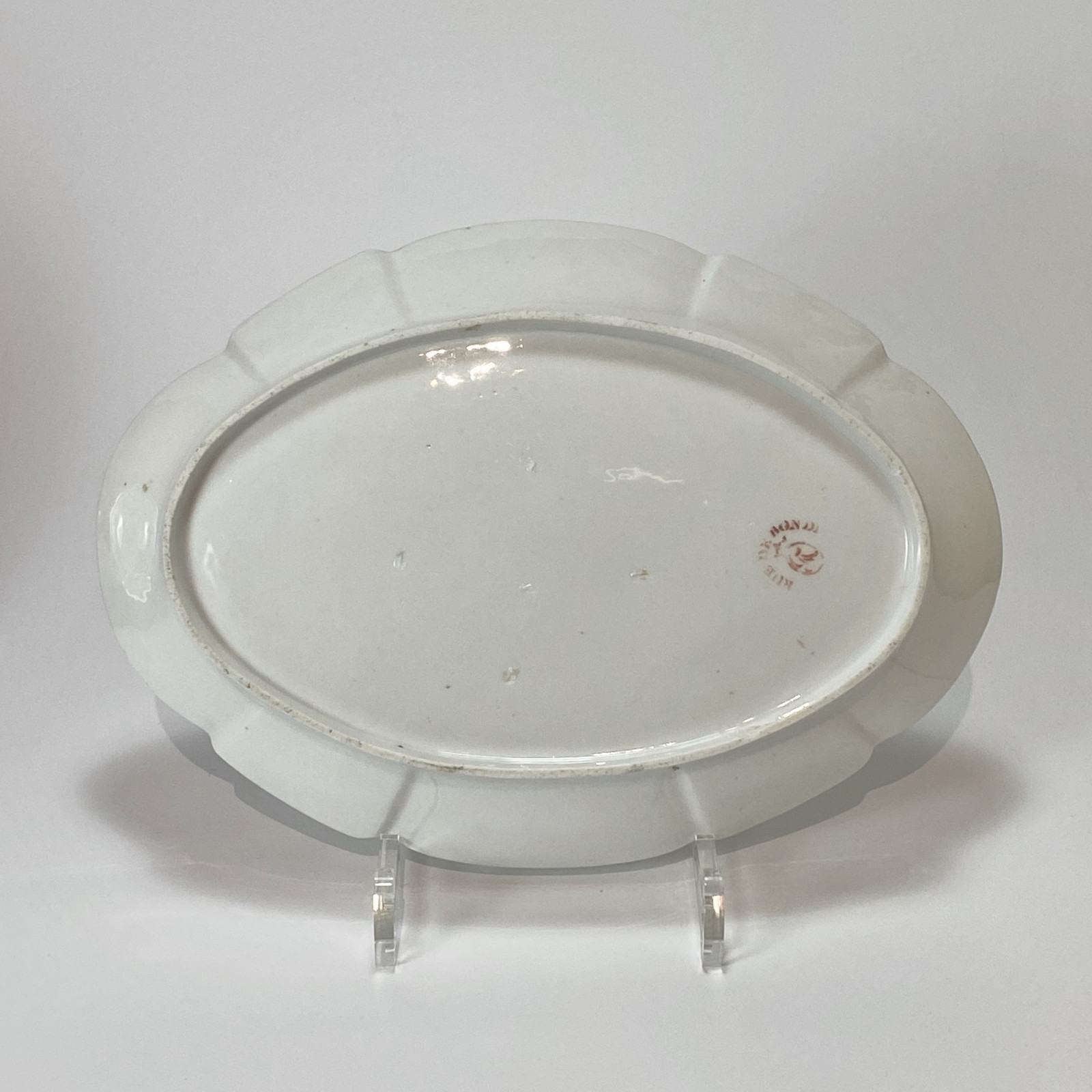 Manufacture du Duc d'Angoulême - Pair of porcelain dishes - Eighteenth century