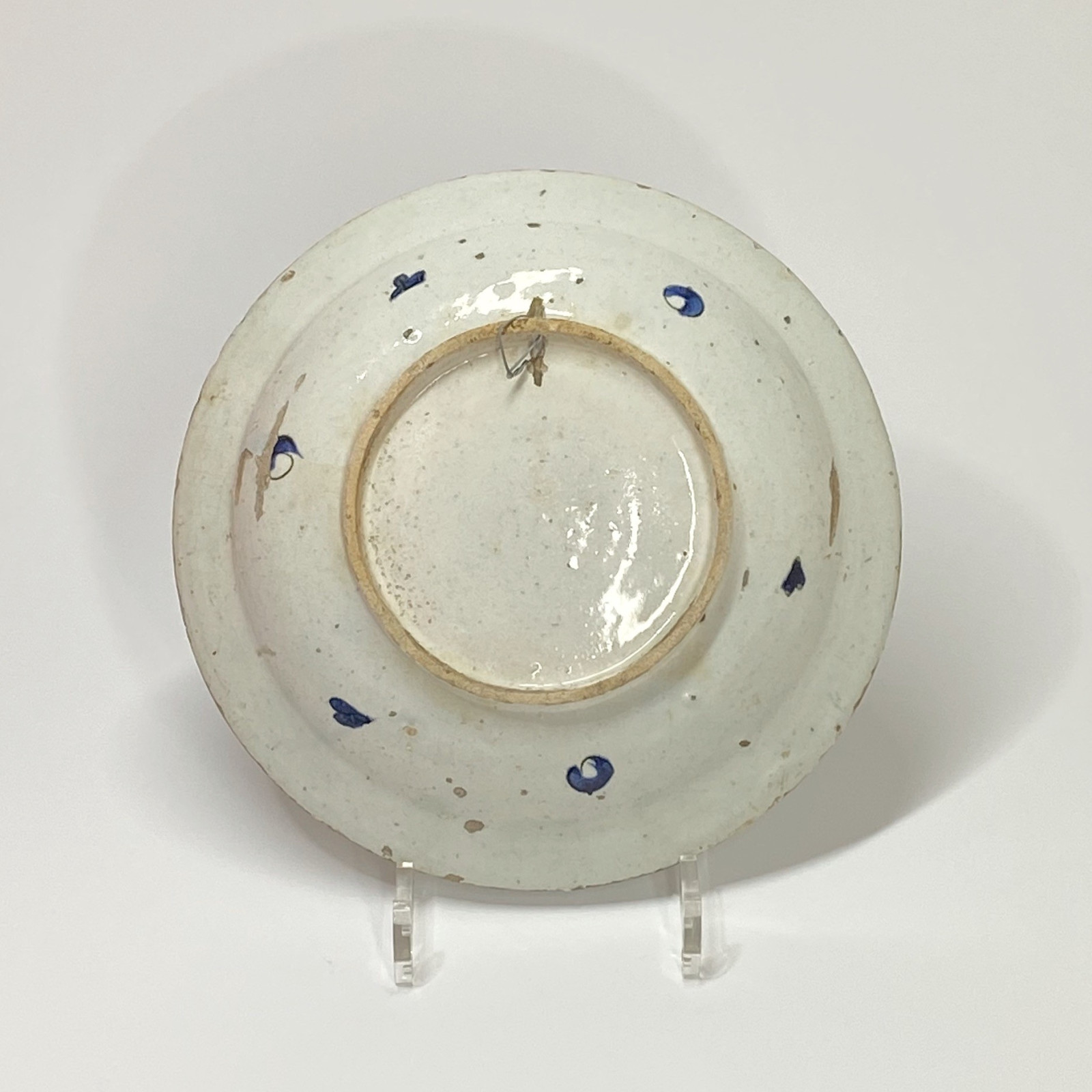 Iznik - Plat à décor de quatre mandorles - XVIIe siècle