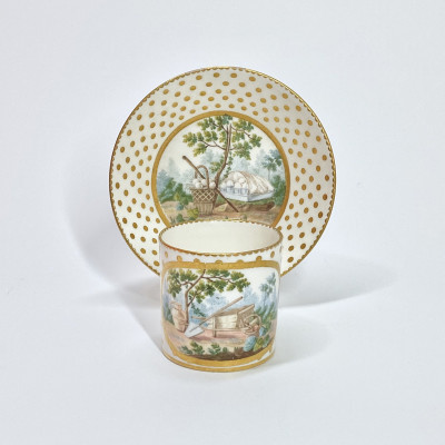 Soft Sèvres porcelain litron goblet - Eighteenth century